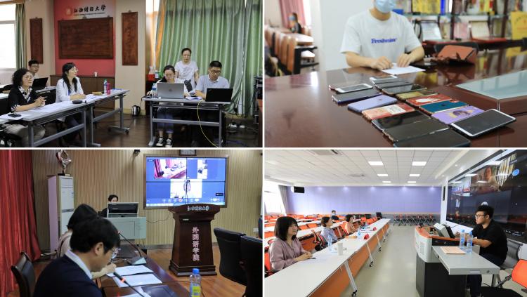 盧福財(cái)巡視碩士研究生招生復(fù)試現(xiàn)場，強(qiáng)調(diào)網(wǎng)絡(luò)技術(shù)支撐與咨詢服務(wù)保障工作